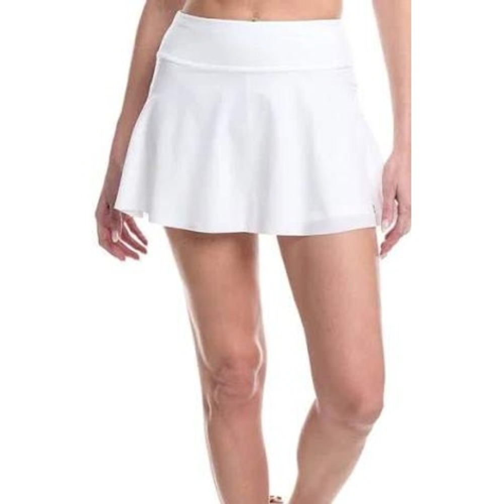 Sweaty Betty Swift Mesh Skort White Pleated Tennis Golf Skirt XL #P2
